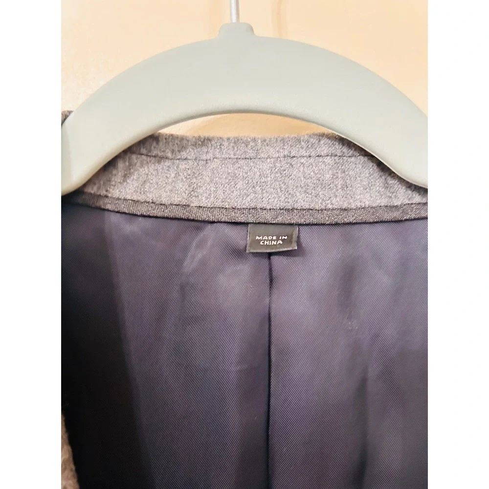 J.Crew Ludlow Blazer Sportscoat 40R Grey Vitale Barberis Canonico 100% Wool
